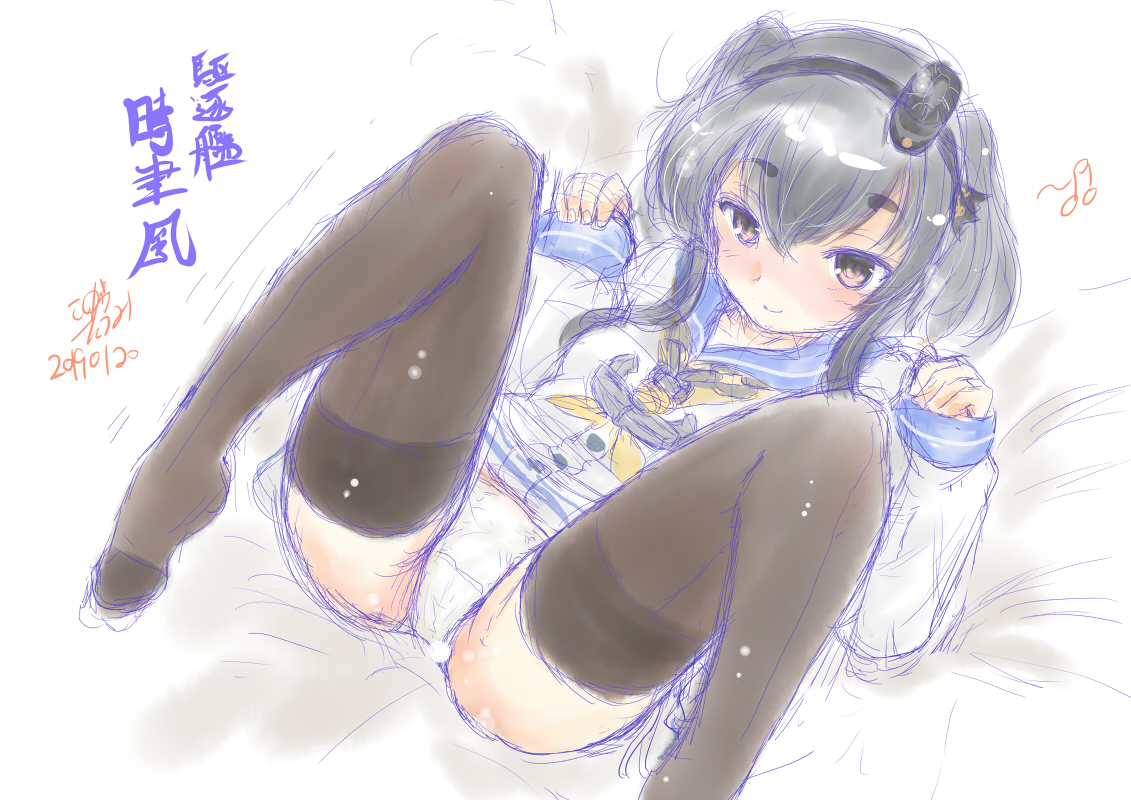 今日ぱんつの日なので
わんどろお題でもあるこの二人を再掲。
#艦これ 