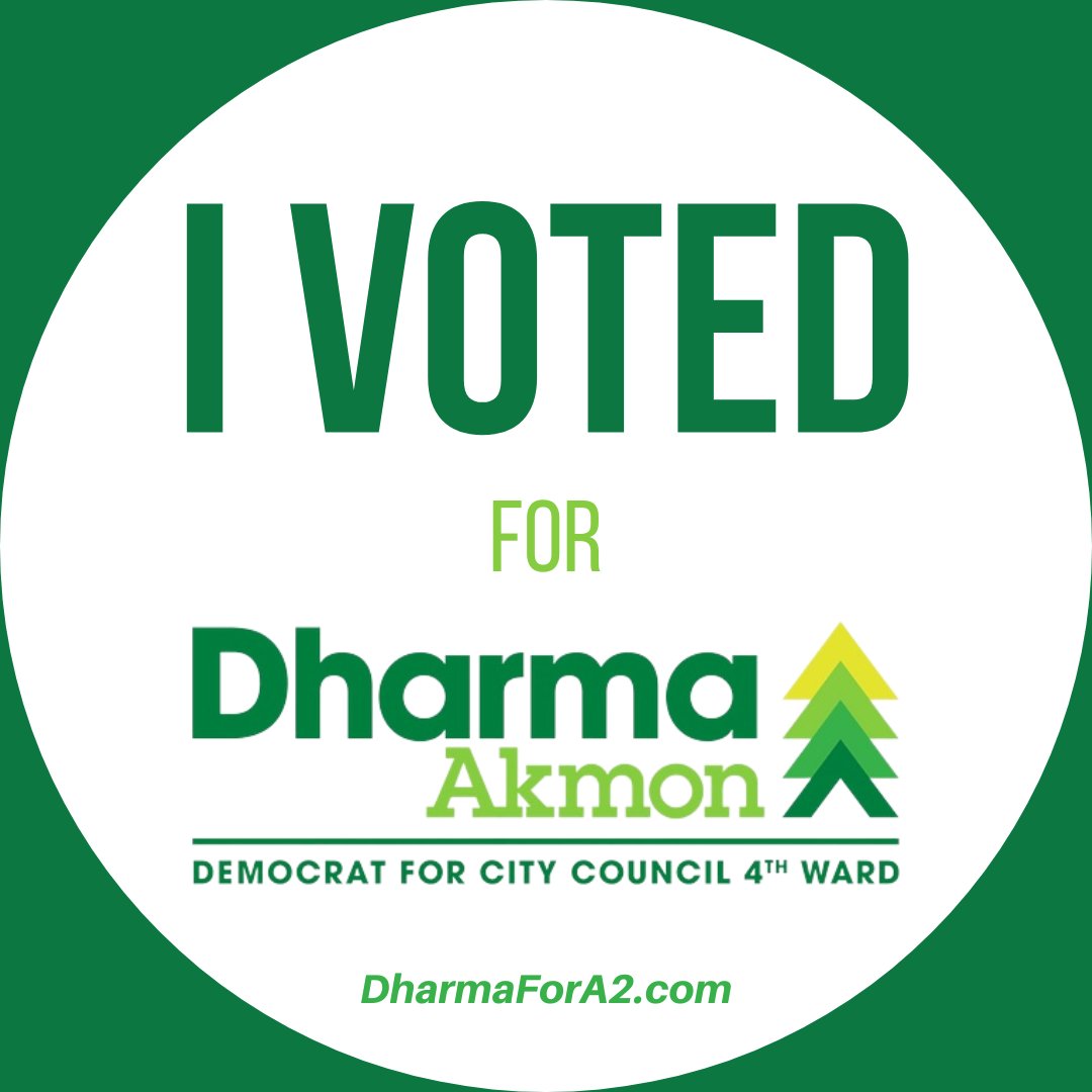 DevonAkmon's tweet image. ✅ #a2Votes #A2Council