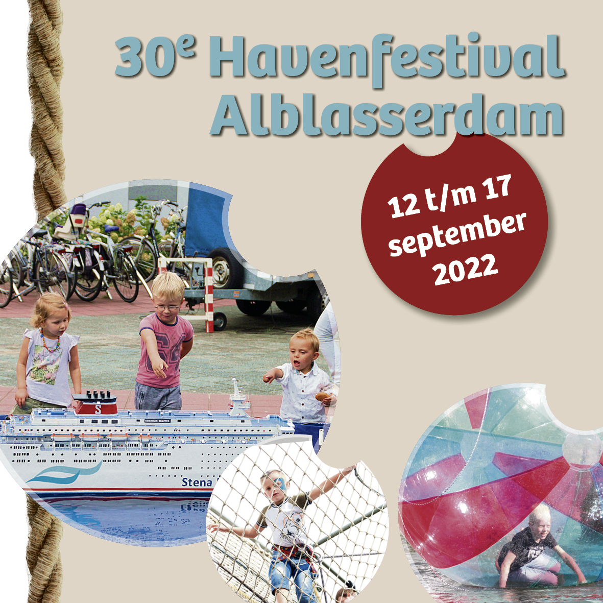12 t/m 17 september vindt het 30e(!) Havenfestival in Alblasserdam plaats! Wij brengen dit jaar weer een speciale krant uit met het gehele programma en nog meer info.
Pak je kans, plaats een advertentie in deze speciale uitgave!
Neem contact op met Anna Harteveld, 06 51 65 96 86.