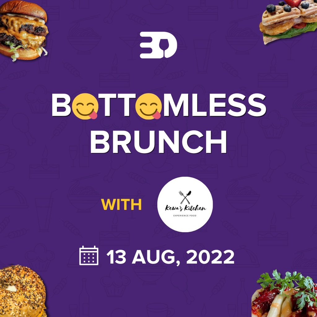 EatDrinkLagos's tweet photo. 🔥 Ready? 🔥

Here's everything you need to know about the #EDLBottomlessBrunch with @kewaskitchen. 
Tickets on sale on @tixdotafrica now!
Read here https://t.co/Rdns7aOxz0 https://t.co/uvPLpX5uPY