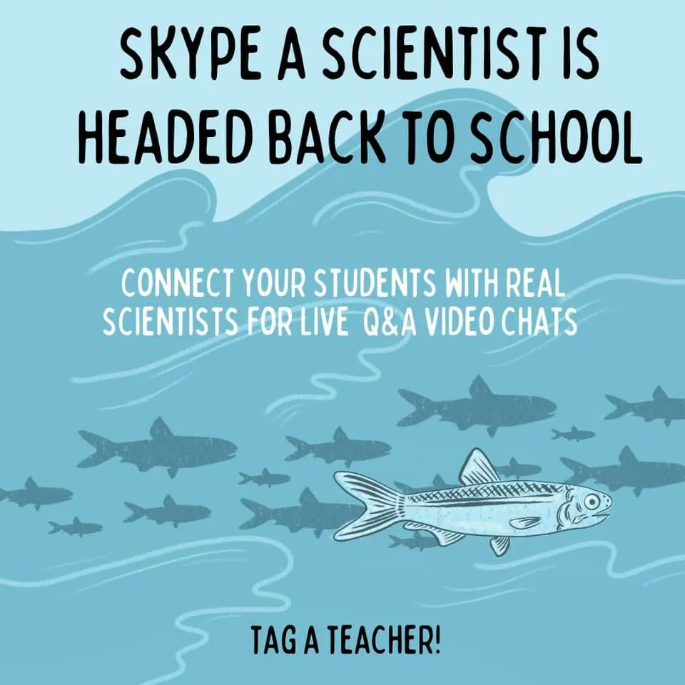 sara_d_nelson's tweet photo. This program is a great way to connect what students are learning in the classroom to future #STEM professions and ongoing research! @SkypeScientist #education https://t.co/3V6t3v8O7D