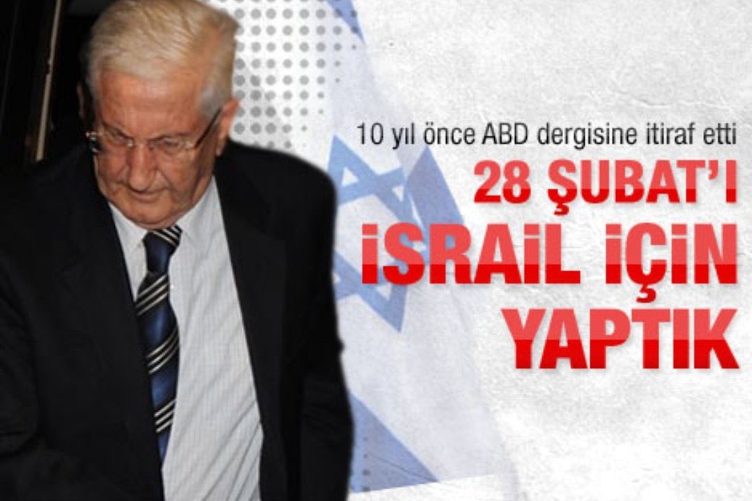 ErdemOzveren571's tweet photo. Erbakan Hoca Nezdinde Müslümanlara Yapılan 28 Şubat
Darbesi için "İsrail için Yaptık"
Diyen Çevik Bir 1 Yıl Bile Tutuklu
Kalmadan Serbest Kaldı.

Bodrumda ki Villasının Önünde
Gazetecilere Buralar Çok Değişmiş
Dedi. 20-25 Yıldır Tutuklu Bulunan
Müslümanlarsa Hala içerde ❗️ https://t.co/7UYumNdS0s