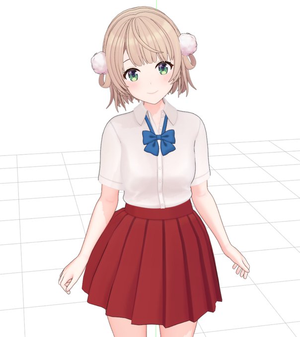 ・夏服、下着作成
流用できる部分が多いので夏服を作ってみました～🤗
この下着単体で見ると良いんですが
スカートが捲れた時にこれだと
なんか微妙ですね😇 