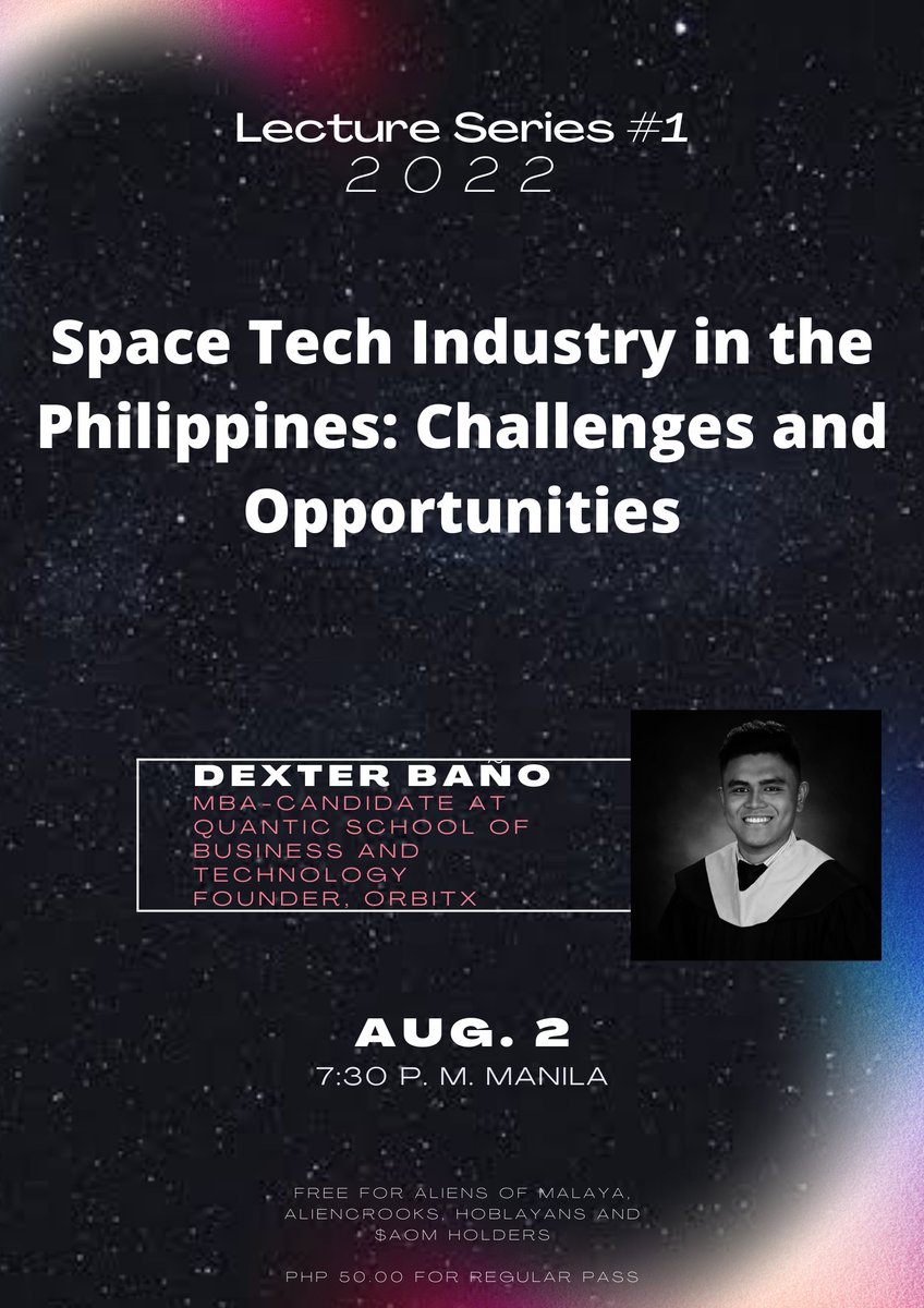 ANNOUNCEMENT: Tonight's learning session will be transferred to another date to gather a large audience. Thank you very much!

-----

0.0057 ETH (40% DISCOUNT) TOMORROW AT 6:00 PM opensea.io/collection/the…

#AliensOfMalaya #Hobz #Crooks #NFT #NFTs $AOM