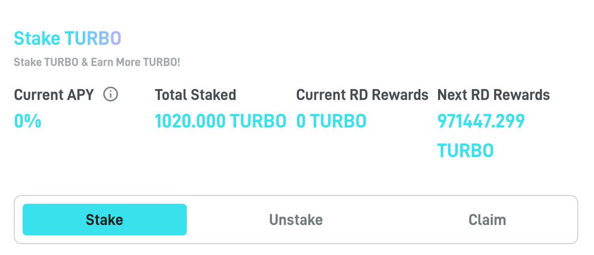 Turbo Starter (@turbo_starter) on Twitter photo 🚀<a href="/Cube0x/">Cube Network</a> #Staking is available now 👀
#Rewards will be distributed at ⏰12:00pm UTC 2nd August
Stake $TURBO & Claim your #rewards:✅app.turbostarter.io/earn?chain=cube 🚀<a href="/Cube0x/">Cube Network</a> #Staking is available now 👀
#Rewards will be distributed at ⏰12:00pm UTC 2nd August
Stake $TURBO & Claim your #rewards:✅app.turbostarter.io/earn?chain=cube