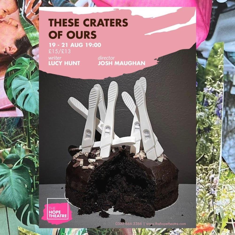 Go &amp; see ‘These Craters of Ours’!

It follows Josh &amp; Rosie as they return from a nightout in London, when they are forced to confront what haunts their happily ever after - their futures.

Catch them at <a href="/TheHopeTheatre/">The Hope Theatre</a> Aug 20th, 21st!

Tickets ⬇️
camden.ssboxoffice.com/events/these-c…