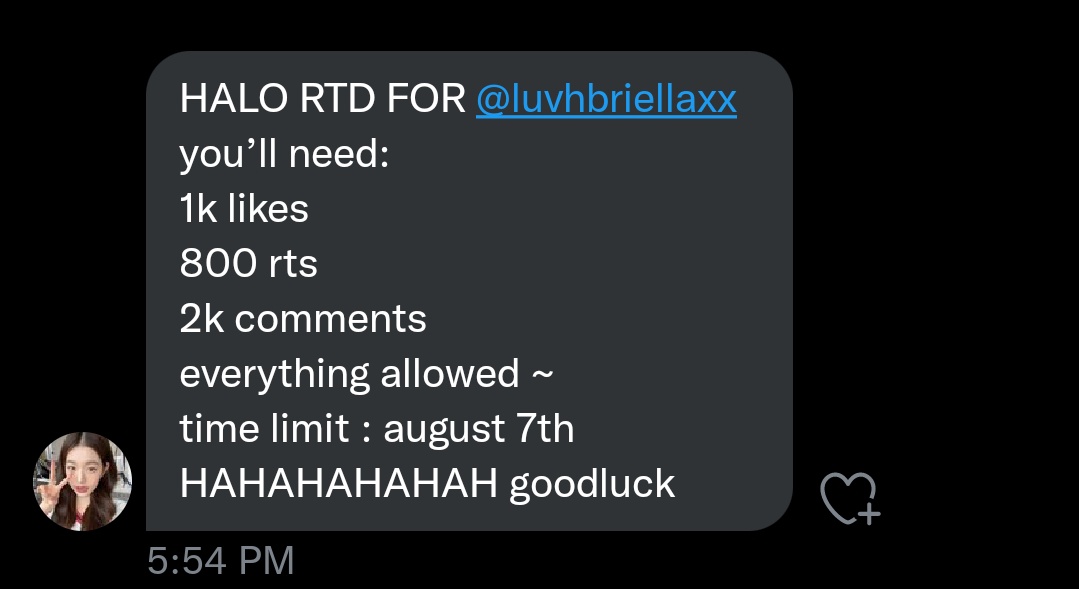 I probably can't do this but here it goes pls help #rtd from @luvsanrioaaa 

best helper = 300k rhd
best helper 2 = 150k rhd
best helper 3 = 100 robux

like n rt for follow

ty again
