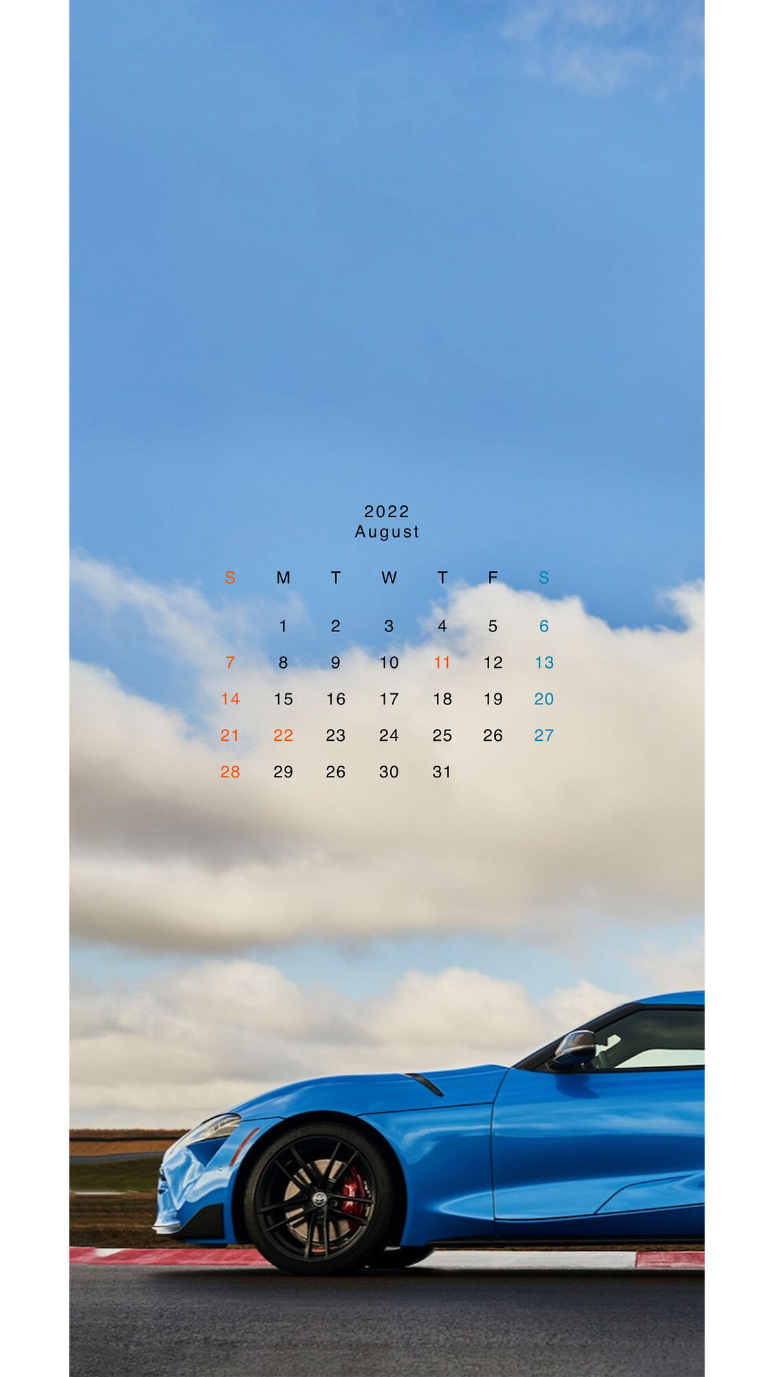 トヨタ自動車株式会社 トヨタ公式壁紙配布 8月のカレンダー付き壁紙のクルマはgrスープラ 配布した写真はぜひ壁紙やプロフィールアイコンにも使ってみてください Toyotawallpapers スープラ T Co Gjqxskcmne Twitter