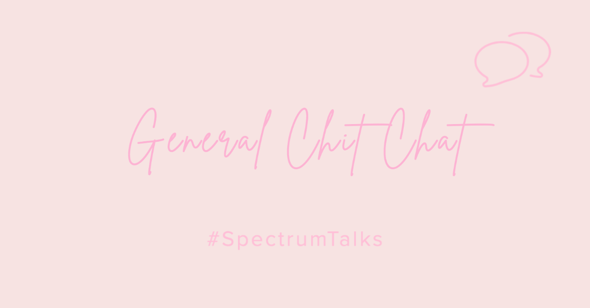 Spectrumbrushes's tweet photo. Welcome to this weeks #twitterchat 💗 Today is a random Q&A with our favourite #SpectrumSquad 🌸 Our first question is coming up shortly! Introduce yourselves below 👇🏽 #SpectrumTalks https://t.co/Jdpmjm44Yw