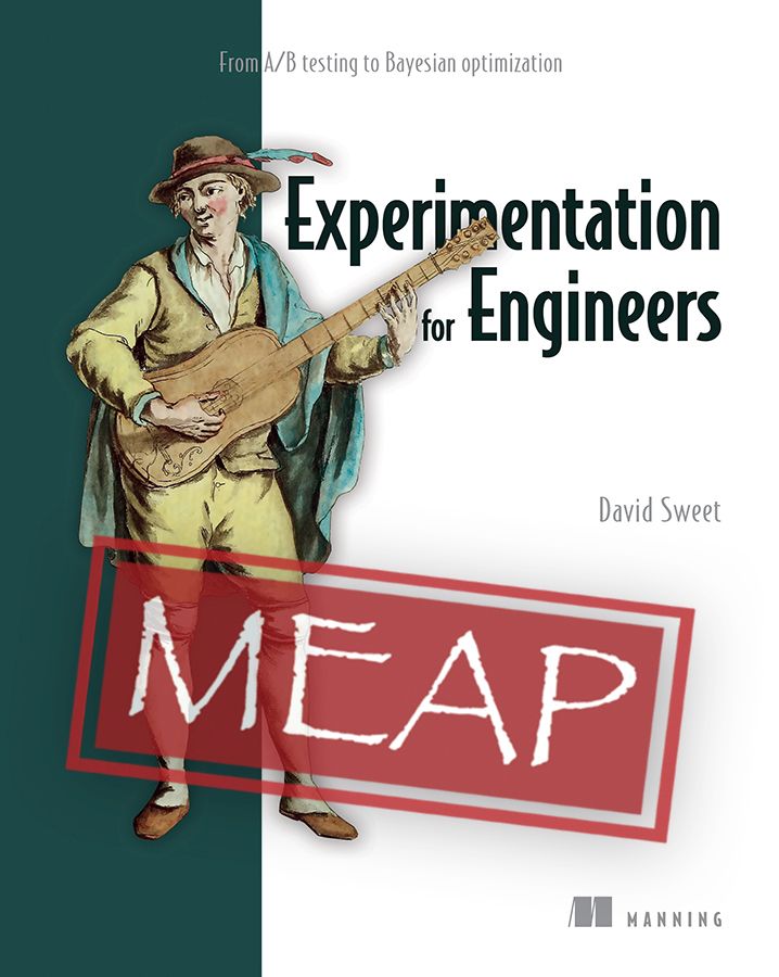 ManningBooks's tweet image. Deal of the Day, August 2, Bayesian Optimization in Action and selected titles are on sale: mng.bz/WrEx 
#bayesianoptimization #bayesian #machinelearning #datascience