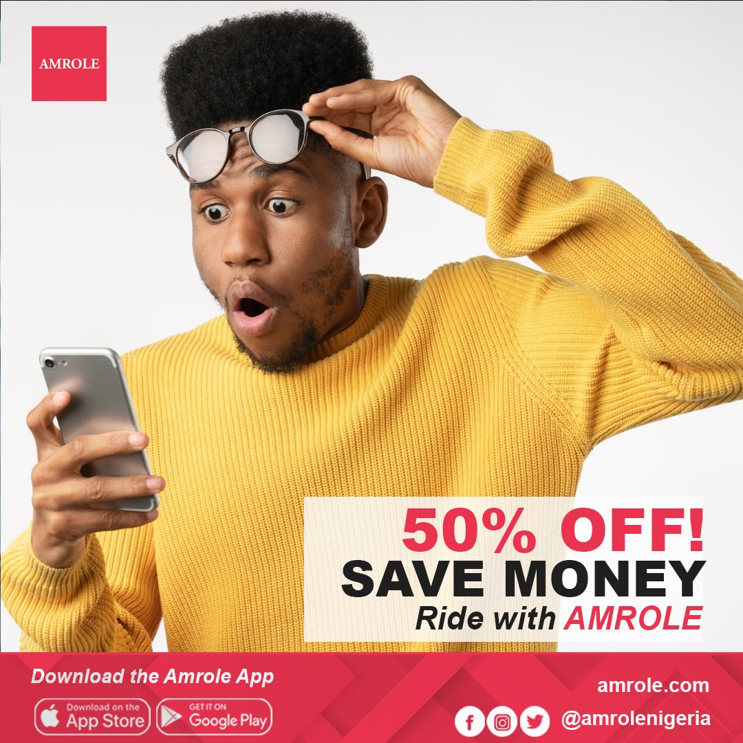 Amrolenigeria's tweet photo. Want to enjoy a great riding experience with little money!?
0007 is the Code!
Book your ride, enter the Promo Code and have an amazing day!
#ibadan
#SafeRideAlways
#SaveMoreSpendLess
#amroleNigeria https://t.co/EyLsWyXe4s
