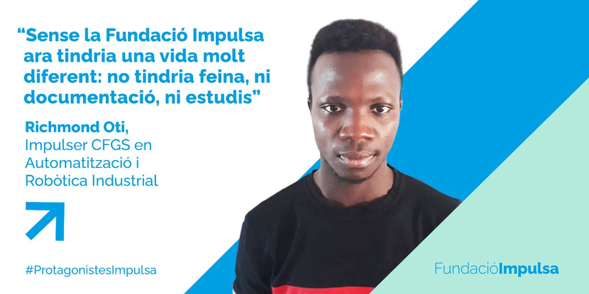 FundacioImpulsa's tweet photo. 🌞Avui donem el tret de sortida a l'#AgostImpulsa, en què cada dimarts i dijous et convidem a fer una lectura

👤Comencem amb un #ProtagonistaImpulsa molt especial, el #jove Richmond, que no ha parat fins aconseguir el seu objectiu: estudiar

LLEGEIX-LO👉 https://t.co/Gj9XPhEvoh https://t.co/m3Bnk7GJrr