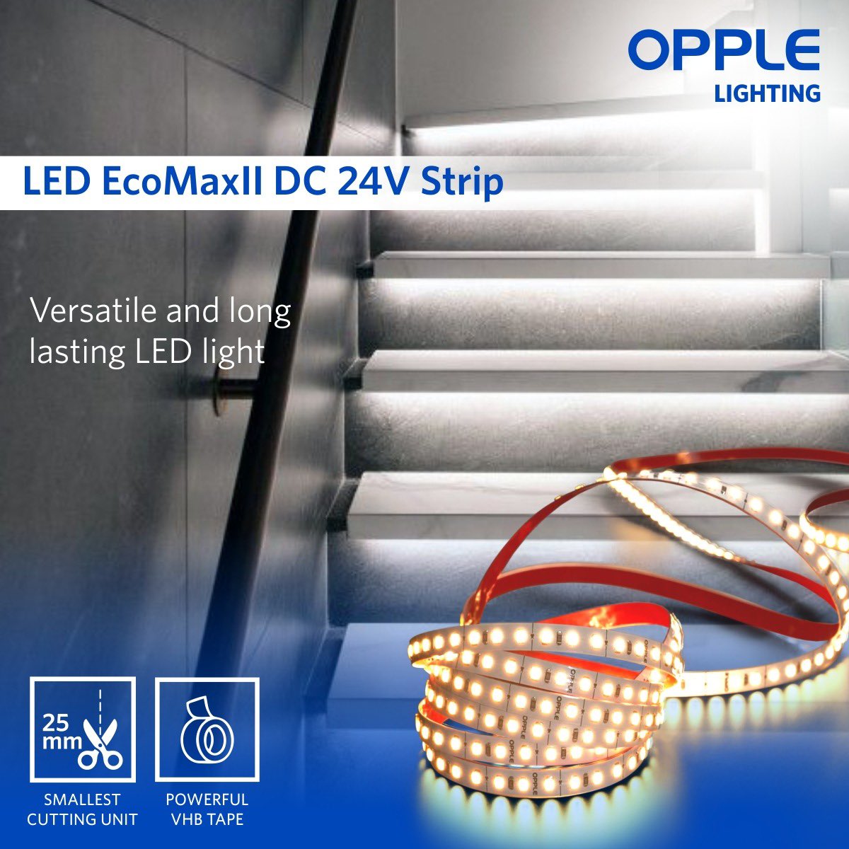 Oppleindia's tweet photo. Our LED EcoMaxII DC 24V Strip is specially designed to offer multiple applications with a very long life! It consume low energy and offer bright and crisp light to enhance the ambience.
#LEDStrip #StripLight #LedStripLights #StripLights #LedStripLighting #LedStrips https://t.co/lfnyQya22K