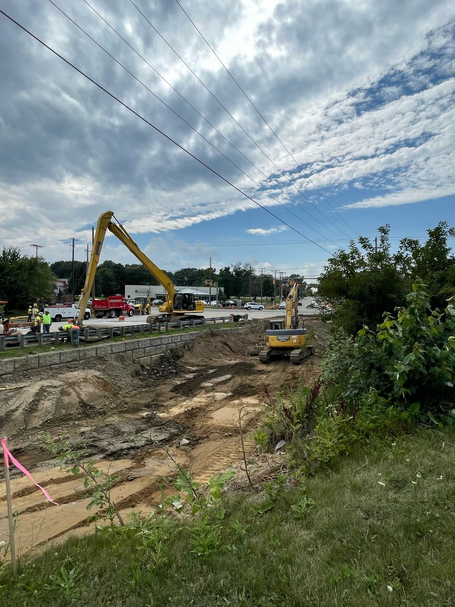 cityofgreen's tweet photo. CONSTRUCTION ALERT: Franks Parkway west bound closed from CVS Dr to Massillon Rd. Beginning today for 2 weeks to install a culvert. https://t.co/WLUFSdCzdZ
