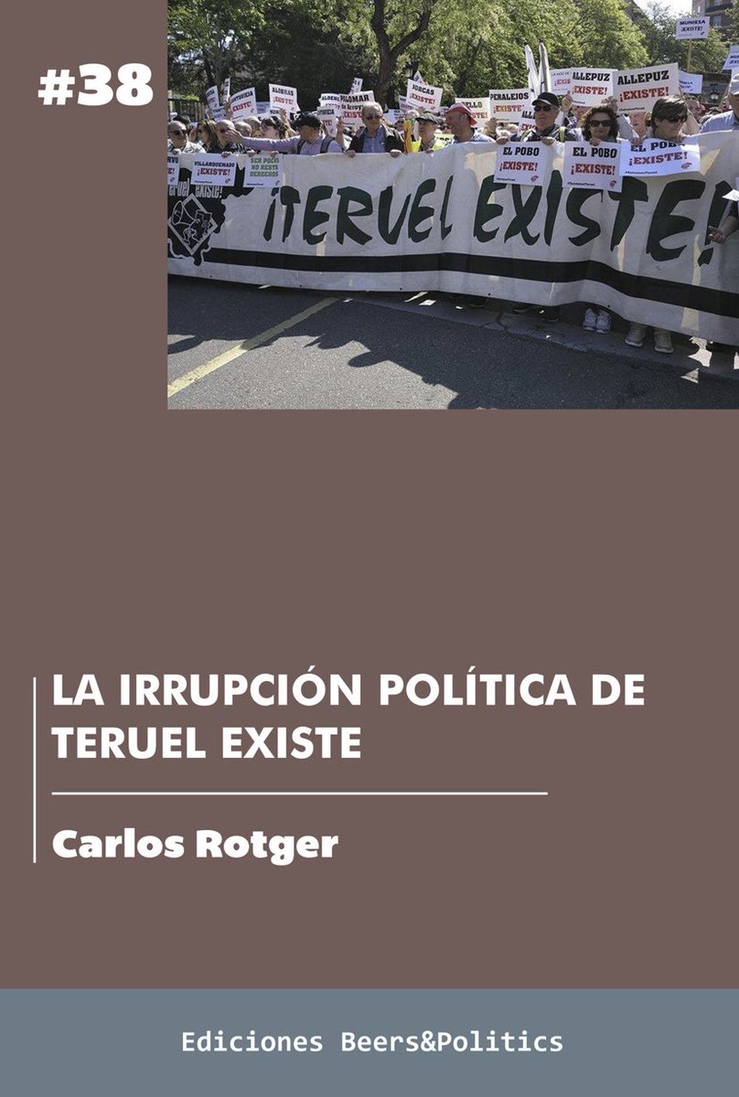 crotgerroca's tweet photo. Muy feliz de que @beerspolitics haya publicado en formato libro mi estudio sobre @TeruelExiste_ 😉 https://t.co/pmrbA6PbPd