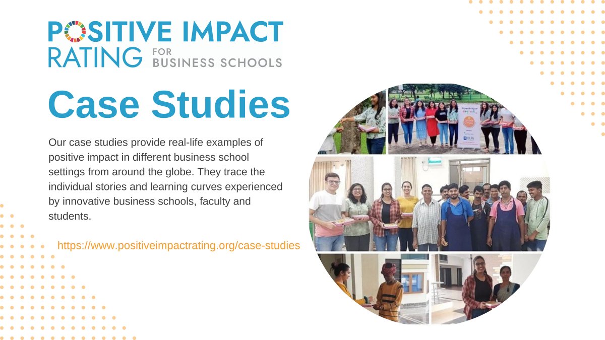 Many schools innovating for positive impact, and this includes using the PIR as a change tool. Get inspired by @AntwMgtSchool, <a href="/hkust/">HKUST</a>, <a href="/IESEG/">IÉSEG</a> and <a href="/CENTRUMcatolica/">CENTRUM PUCP</a> 

positiveimpactrating.org/case-studies