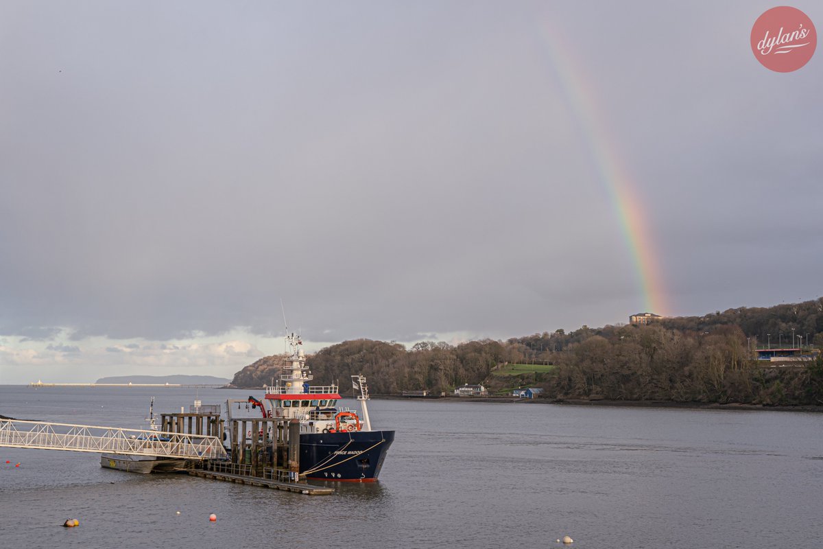 We're waiting for the rainbow... | Rydyn ni'n aros am yr enfys... 🌈

...meanwhile we're open, warm &amp; dry at Dylan's #Criccieth, #Llandudno &amp; #MenaiBridge - book a table online!

Both our shops are open on #Conwy &amp; Menai Bridge high streets too at <a href="/DylansGenStores/">Dylan’s General Store</a> - pop by!