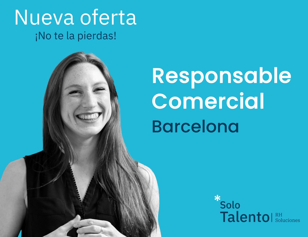 Nos encontramos en búsqueda activa de un Responsable Comercial para una importante compañía del sector dental, en la zona de Cataluña.

📍Cataluña

🔗 Postula en lnkd.in/dByztPUE

#talento #vacante #barcelona #job_opportunities #work #job