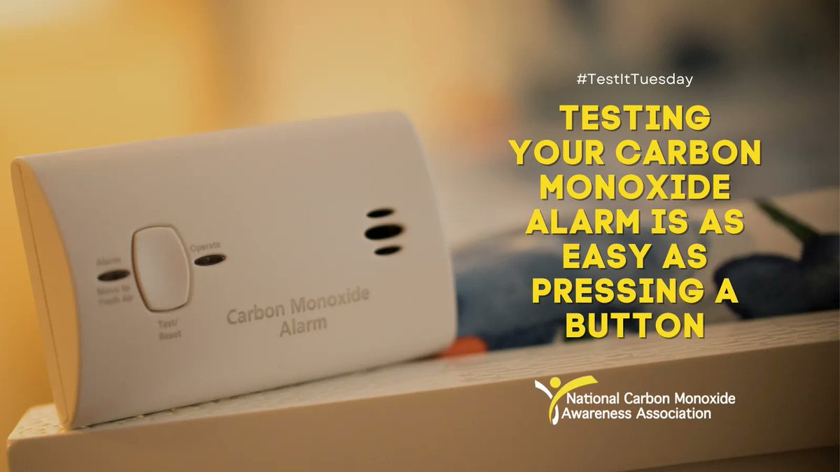 Here's a friendly reminder to test your carbon monoxide alarms. Testing your alarms is quick, easy, and essential.

#TestItTuesday #NCOAA #CarbonMonoxide #COAlarm #CarbonMonoxideAlarm #CarbonMonoxideDetector #DetectorsSavesLives #HomeSafety #SafeKids #SafePets