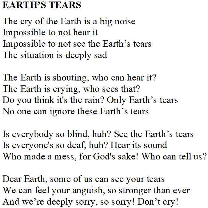 scribaland's tweet photo. #Scribaland EARTH’S TEARS
 Why is our #Earth #crying, huh?#ecrivains #ecrit #ecrits #edit #edits #edite #editer #editing #editings #edition #editions #editeur #editeurs #editrice #editrices #education #encre #encrier #encyclopaedia #encyclopedia #encyclopedie #enligne #enseignant https://t.co/q1dpNxFa8H