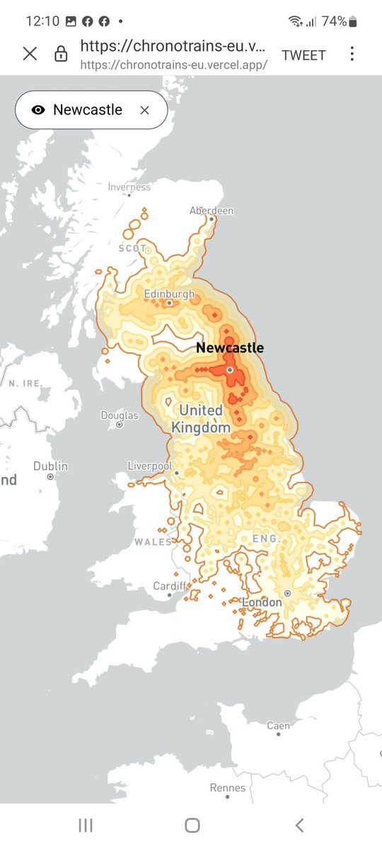 RailfutureNEast's tweet photo. Quite amazing where you can reach by #Rail from #Whitby, #NewcastleUponTyne, #Middlesbrough and #Darlington. Maps from https://t.co/LnOAYoTNwb why not have a play! https://t.co/thRW94TFqw