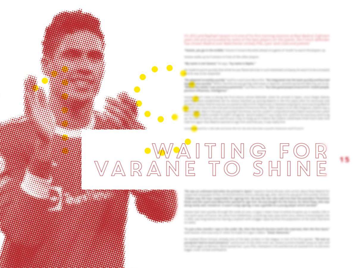 . @AndyMitten explores Raphael Varane's journey which led him to Old Trafford. Is this his season to shine? Read about it in the RoM charity preview: bit.ly/3cz4koJ