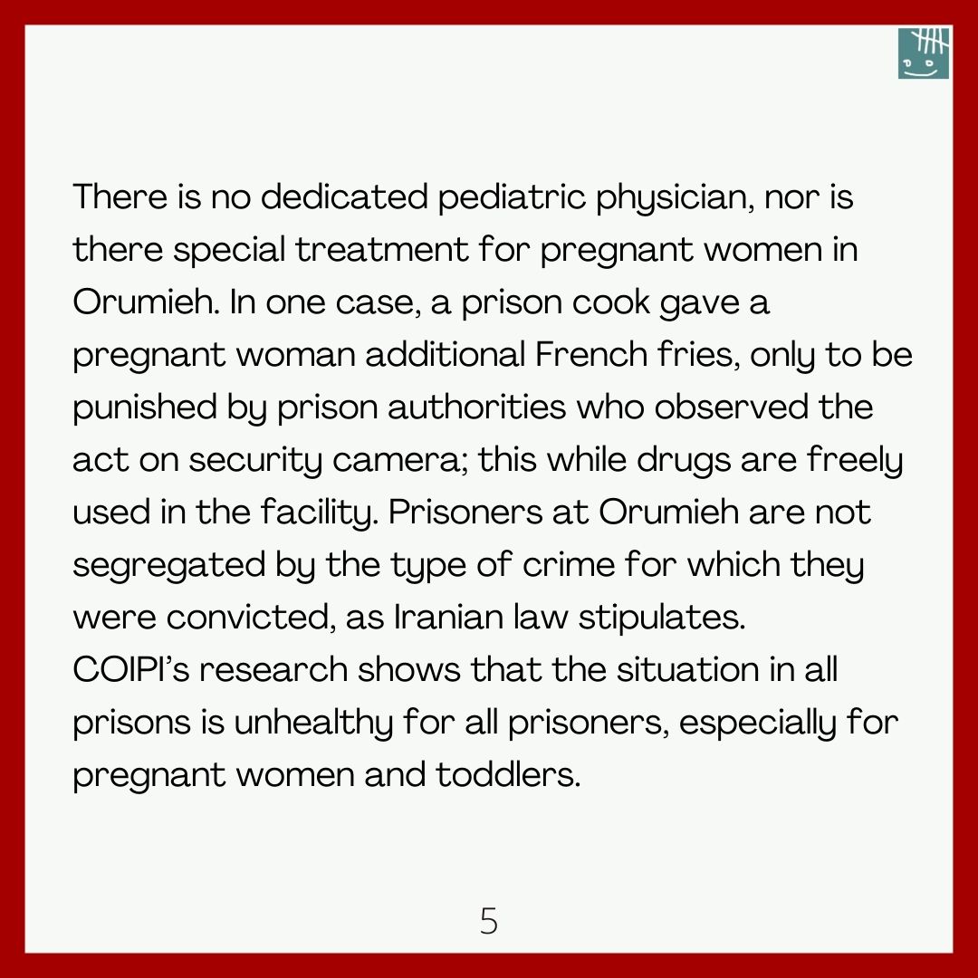 coipi_org's tweet photo. COIPI’s research shows that the situation in all prisons is unhealthy for all prisoners, especially for pregnant women and toddlers. https://t.co/0hAd1K7fnB