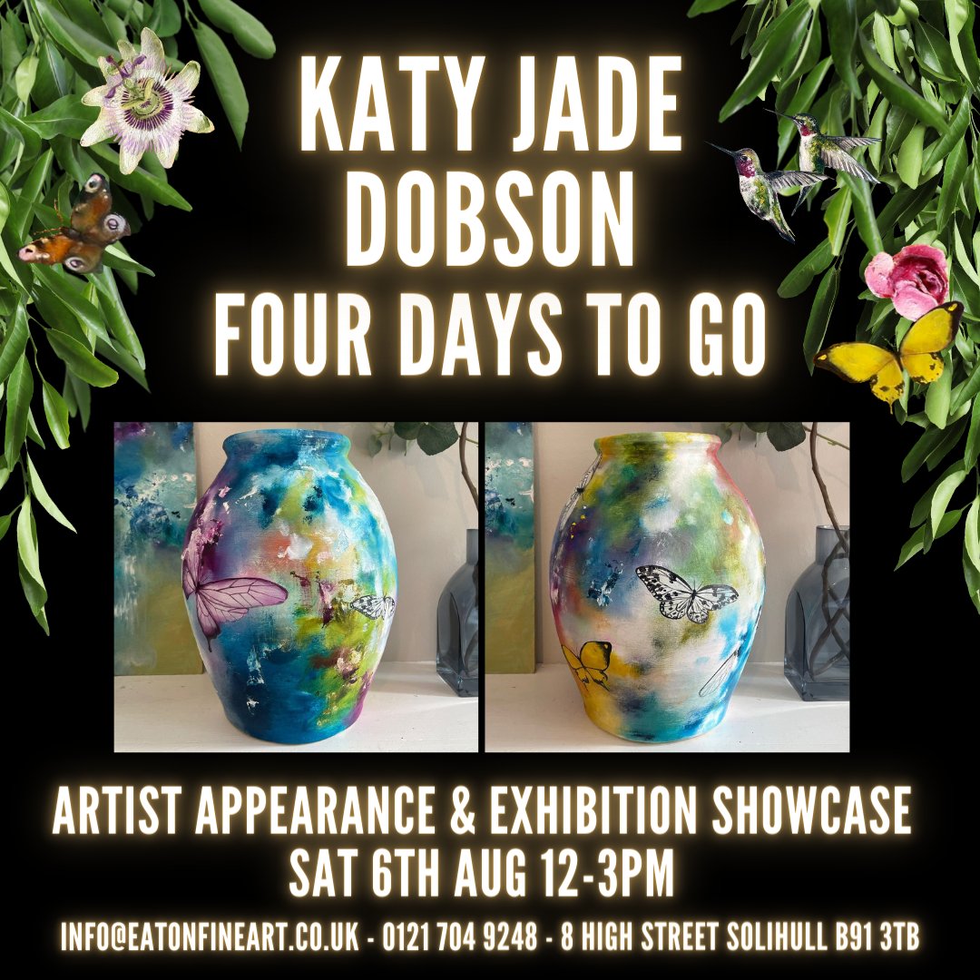 ...to one of the first 20 people to join us after 12PM...

GET ON THE GUESTLIST NOW FOR EARLY ACCESS TO PREVIEWS

📞 0121 704 9248
💻 eatonfineart.co.uk
📧 info@eatonfineart.co.uk