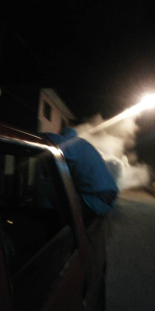 DMSaludMatanzas's tweet photo. En el municipio #Matanzas  se comenzó  a realizar el tratamiento de fumigación extradomiciliario para controlar la proliferación de mosquitos, se comenzó por el Consejo  Popular  Matanzas Este.
#ElTrabajoContinúa ¡ #DMSMatanzas no se detiene!
#CubaPorLaPaz
@WongCorrales https://t.co/zMYymjgEia
