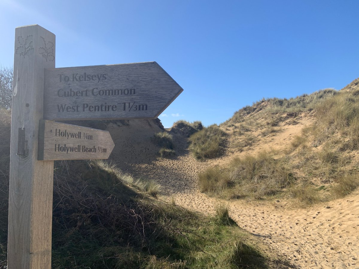 RocksGull's tweet image. Loving the view at Gull Rocks? You can walk to Holywell Bay by taking the footpath from Pond Field on the main site across the golf course, over the sand dunes, and you&apos;re there! #holywellbay #exploringcornwall