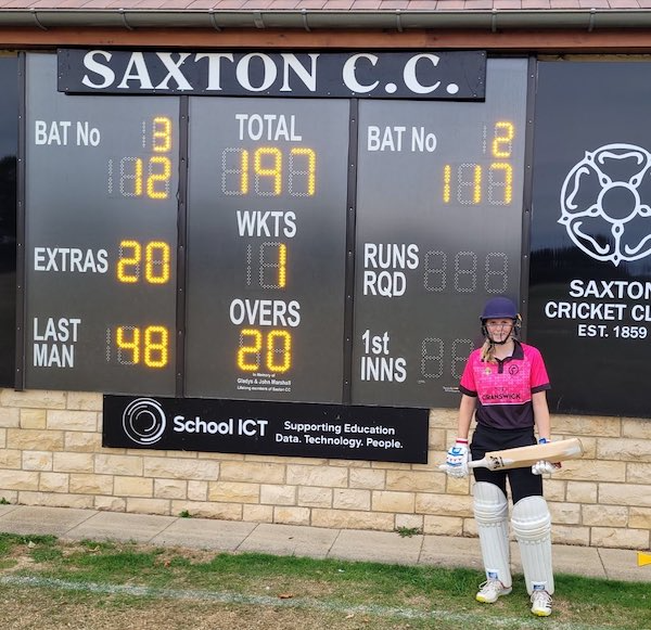 ROUND-UP: Yorkshire Women &amp; Girls Cricket League T20... 
⚡️ buff.ly/3bnaEjb 

🏆 <a href="/SaxtonCC/">Saxton CC</a> 1st in Div One
💥 @erin_th0mas_ (Clifton Park Cobras) averaged 178 with the bat!

🏆 Yapham Cricket Club topped Div Two
💥 Eliza Goode (@ShefColWomensCC) lead batter with 186 runs
