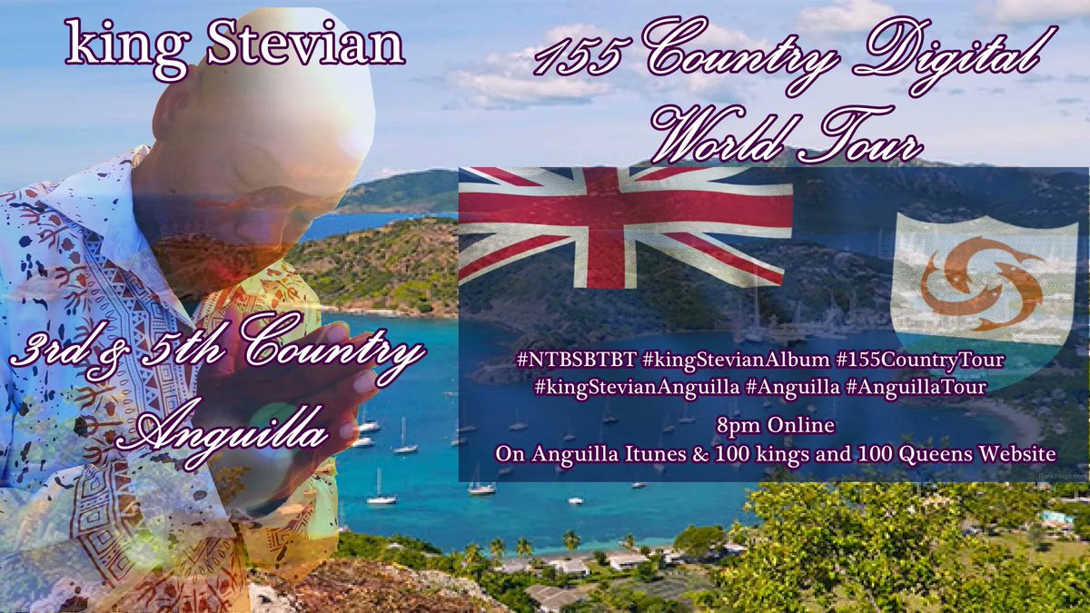 CitySideMusic's tweet photo. Anguilla is king Stevian for the 155 Country Digital Promotional Tour
with music on #itunes - https://t.co/SjyFf3wj0U #Taiwan like #VerbalIntercourse
#OsamaBinLaden #newmusic So #BetterCallSaul Anguilla #Joinus https://t.co/cS1K5ReYpj
#ontour https://t.co/e5LwZWrEJD
