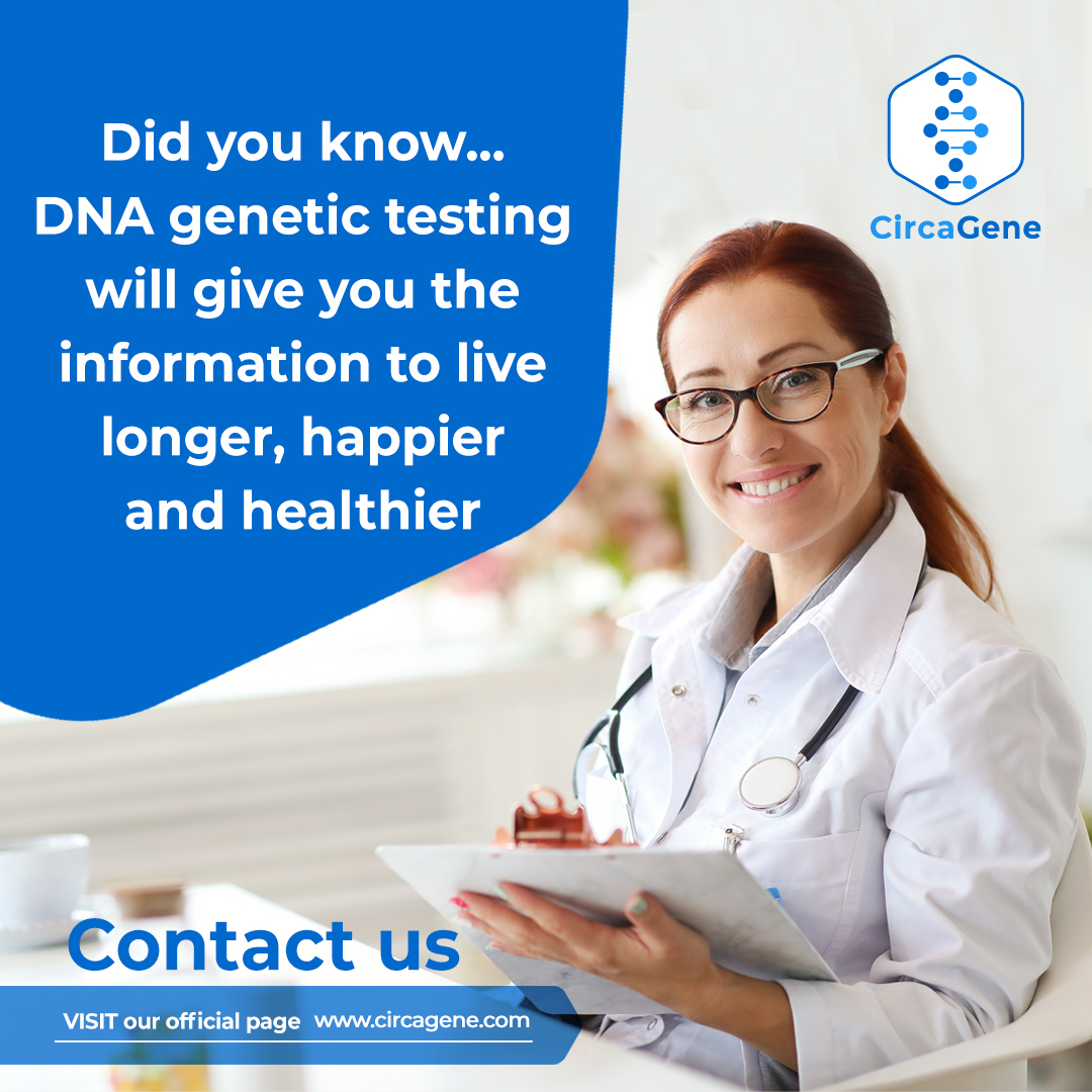 CircaGene's tweet image. At CircaGene we offer DNA testing to help you understand what health issues may affect your life, so you can focus on risk prevention and take steps toward a healthier future.⁣⁣ Contact us #GeneticTesting #DiseasePrevention #DNAPrivacy  👨‍👩‍👧‍👦  ❤️🌍👨‍⚕️