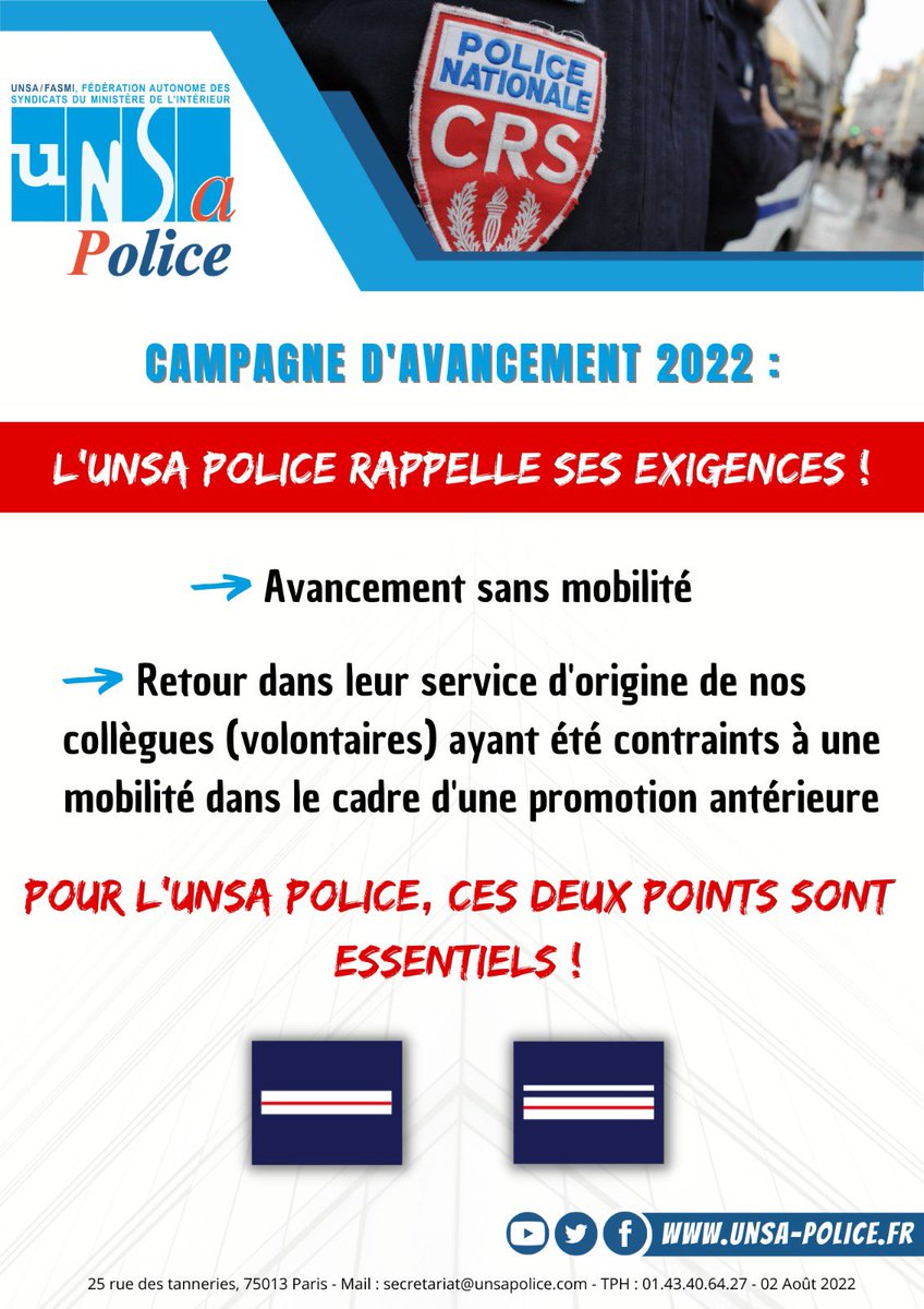 UNSA Police CRS Hauts de France tweet media