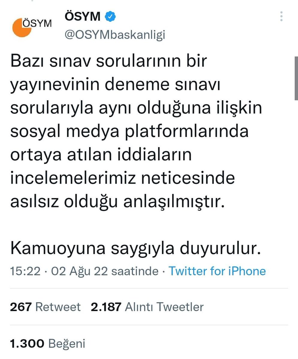 #kpssdeikincifetoskandali olduğu tescillendi belgeli olmasına rağmen, dünyada soruları, şıkları ve noktalamaları bile tutturan bir #Yediiklim varmış bunların inancında kul hakkını yemek helal, #Türkgençliği nin emeği hakkı göz nuru, ailelerin ahı sizlerin azabınız alacaktır ++
