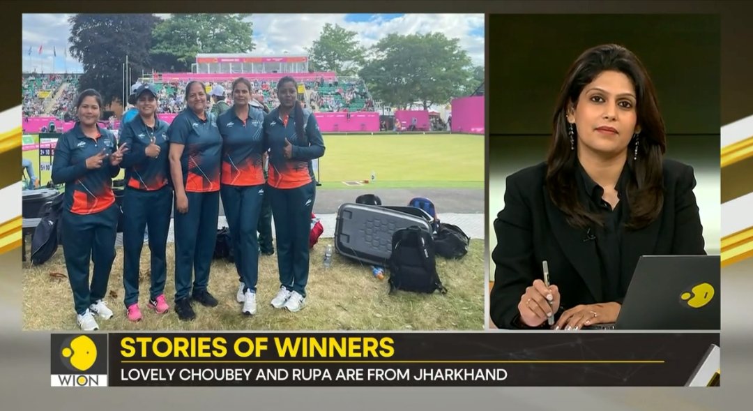 KaranSRathod_07's tweet photo. Indian women create history at CWG 2022 by winning 🥇 in Lawn Bowl 🇮🇳🇮🇳🇮🇳🇮🇳👌👌👏👏👍✌️

@palkisu @WIONews 

#LawnBowl #Jharkhand #wion #noida #CWG2022India #CWG  #india #southafrica #delhi #lovely #pinki #nayanmoni #rupa #CommonwealthGames #pvsindhu #palkisharma #MirabaiChanu https://t.co/GXppsUAyK7
