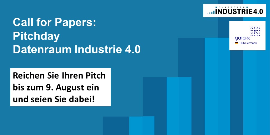 Plattform-I4.0 (@plattform_i40) on Twitter photo Nur noch 7 Tage❗
📣Call for Papers:
Pitchday
#Datenraum Industrie 4.0
Tragen Sie zur Entwicklung von globalen Datenräumen bei und reichen Sie ein Abstract ein
👉 fal.cn/3qII6
<a href="/GaiaXGermany/">Gaia-X Hub Germany</a> <a href="/plattform_i40/">Plattform-I4.0</a>
📅 Der Pitchday ist am 12.9 bei <a href="/VDMAonline/">VDMA</a> in Frankfurt Nur noch 7 Tage❗
📣Call for Papers:
Pitchday
#Datenraum Industrie 4.0
Tragen Sie zur Entwicklung von globalen Datenräumen bei und reichen Sie ein Abstract ein
👉 fal.cn/3qII6
<a href="/GaiaXGermany/">Gaia-X Hub Germany</a> <a href="/plattform_i40/">Plattform-I4.0</a>
📅 Der Pitchday ist am 12.9 bei <a href="/VDMAonline/">VDMA</a> in Frankfurt