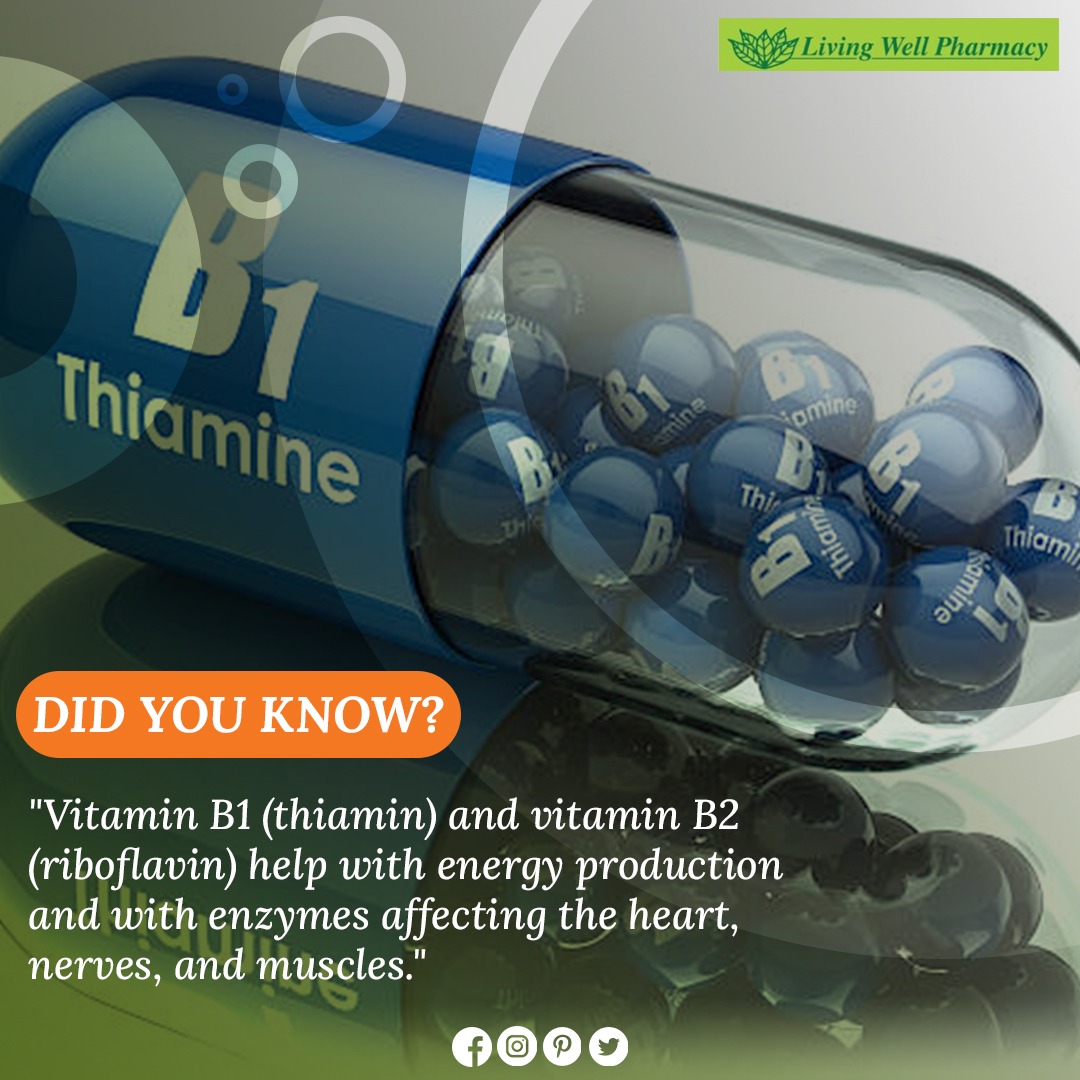 Living well pharmacy on Twitter "Did you know? "Vitamin B1 (thiamin