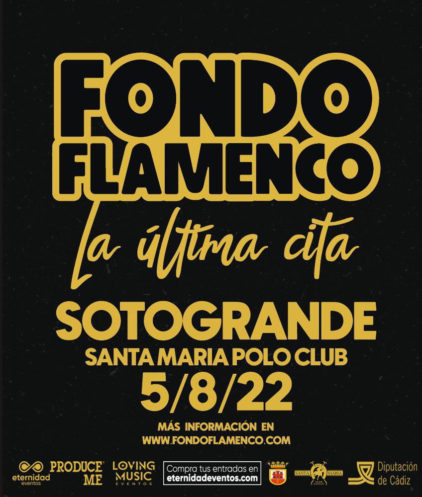 ƒση∂σ ƒℓαмєη¢σ
𝚂𝙾𝚃𝙾𝙶𝚁𝙰𝙽𝙳𝙴 𝙼𝚄𝚂𝙸𝙲 𝙵𝙴𝚂𝚃𝙸𝚅𝙰𝙻
🗓️ 05.08.22 | Sotogrande (San Roque)
📍Santa Maria Polo Club
⏰ 22:30h
🎟 EternidadEventos | cutt.ly/rZm7Z1h