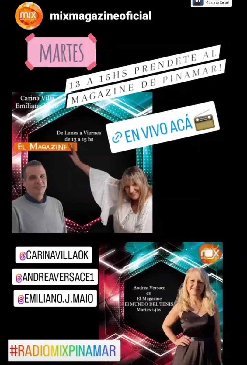 Andreaversace's tweet photo. #Radio #Pinamar #Telpintv
@MixPinamar
🔸Escuchanos por streaming : https://t.co/40sq94Kp9c
🔸Podes vernos por Telpin Tv Canal 783
🔸Con la conducción de Carina Andrea Villa https://t.co/8K8NlQQa86