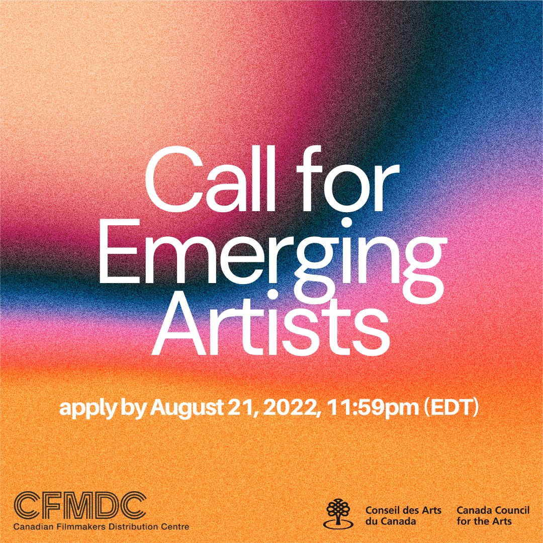 📢CALL FOR EMERGING ARTISTS!
CFMDC seeks applications from self-identifying emerging artists to take part in a collaborative project drawing from or responding to CFMDC’s collection of moving image &amp; film. 
DETAILS: bit.ly/EmergingArtist…
DEADLINE: August 21, 11:59pm EDT
1/2