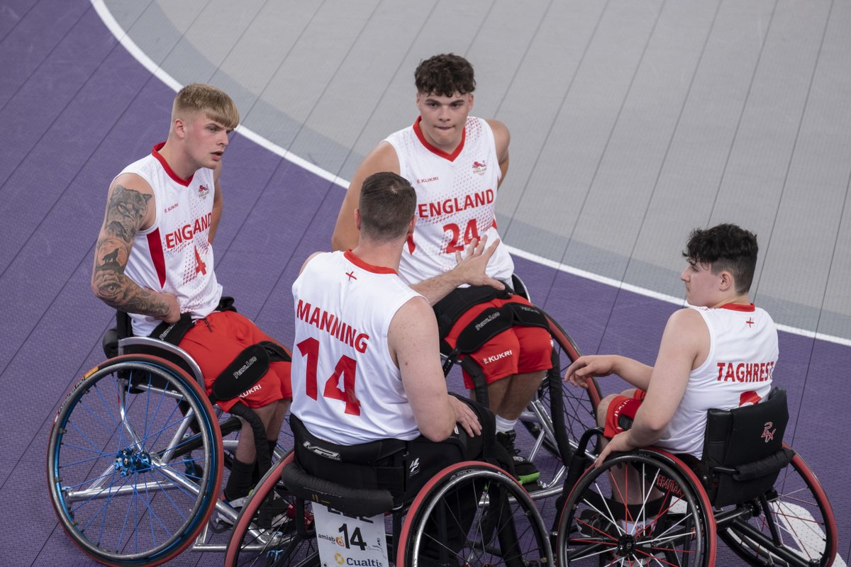 England take the first ever medal in 3x3 Wheelchair Basketball🙌 The boys won the Bronze medal with a 21-11 win over Malaysia and will take their place on the podium later this evening. Congrats!🥉 Follow all the action birmingham2022.com #CWG #CommonwealthGames #B2022