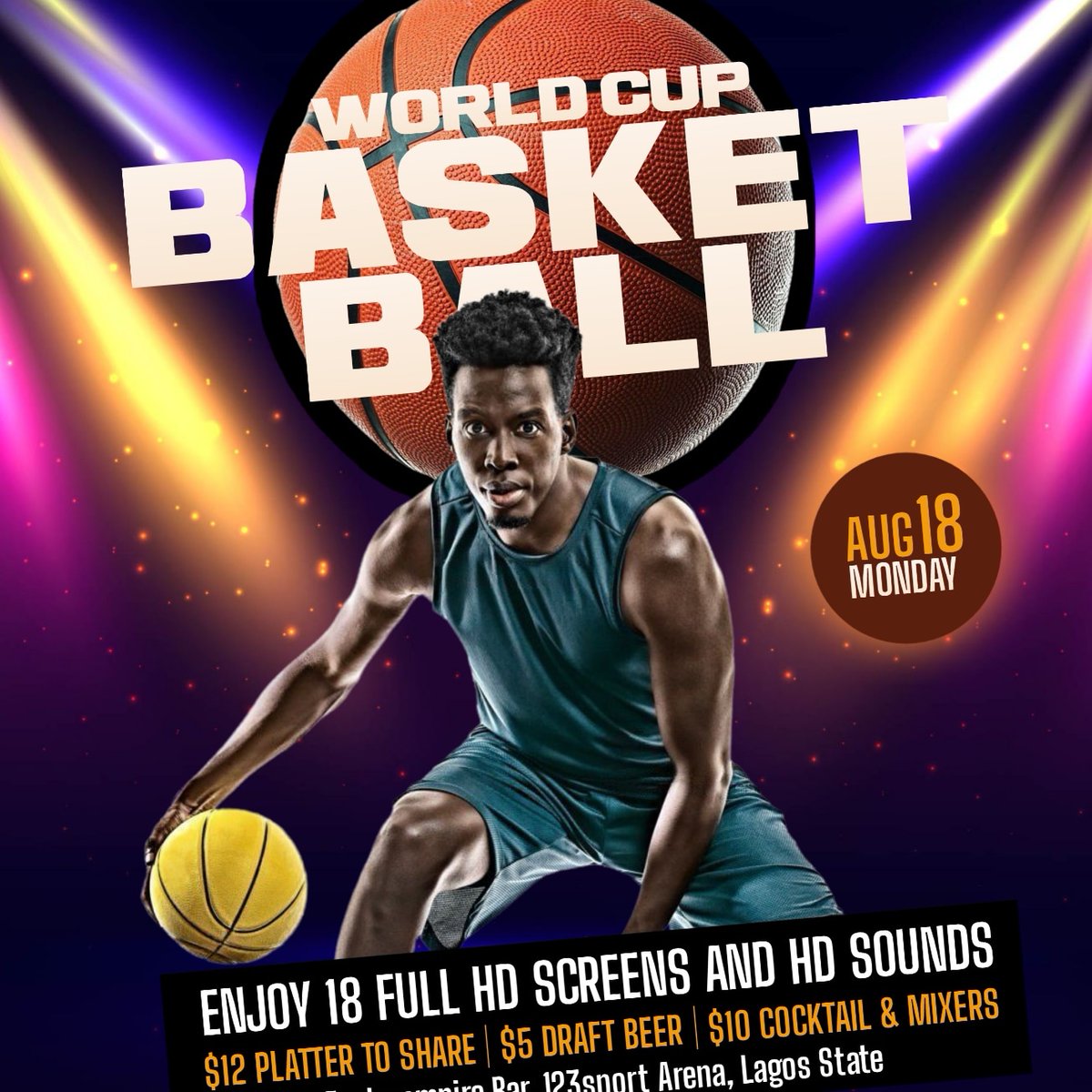 EaglezEmpire007's tweet image. Come let&apos;s enjoy together💖...
It&apos;s Basketball World Cup time✨🔥🔥... 

#Day17
#21DaysFlyerDesignChallenge
#SportDesign
#SmartphoneFlyerDesign
#DesignAdventure