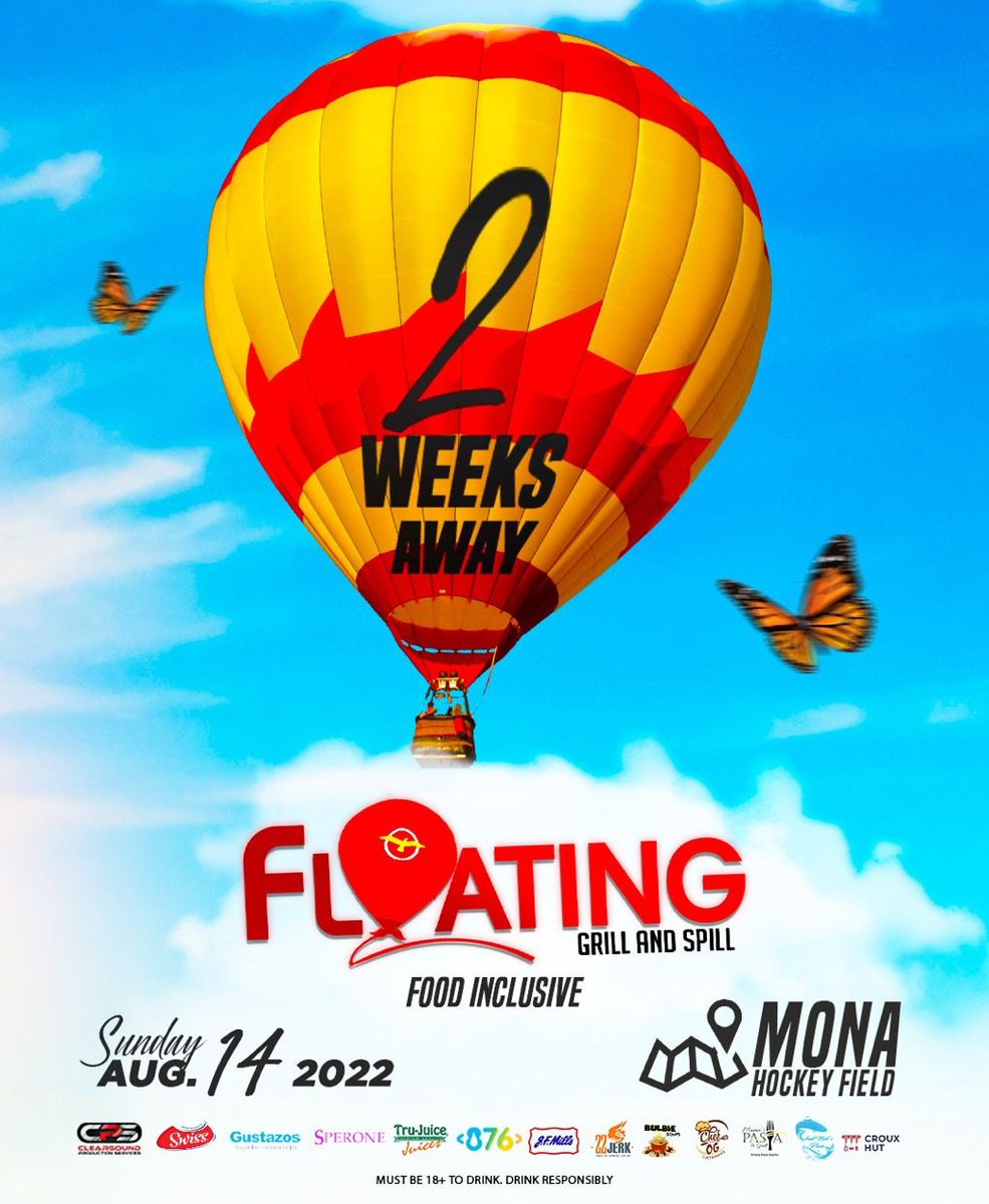 kervinsantokie's tweet photo. Less than 2 Weeks Away from the Best Food and Entertainment π₯π₯³
Come Float With Us π
August 14 at the Mona Hockey Field π
Follow @floating_ja to keep updated on the latest
#comefloatwithus #grillandspill #FromPottoPlate #WeFloating #FloatingJa https://t.co/66ZL6xNTzD