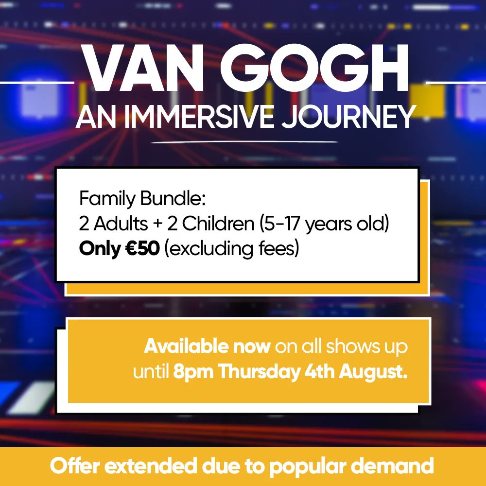 Van Gogh Dublin: An Immersive Journey - RDS Dublin tweet media