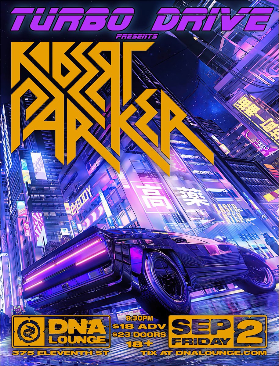 San Francisco! I’m playing live at <a href="/Turbodrivesf/">Turbo Drive</a> <a href="/dnalounge/">DNA Lounge</a> in exactly a month from now, sept 2nd! Hope to see you there 🎶🎹🙂