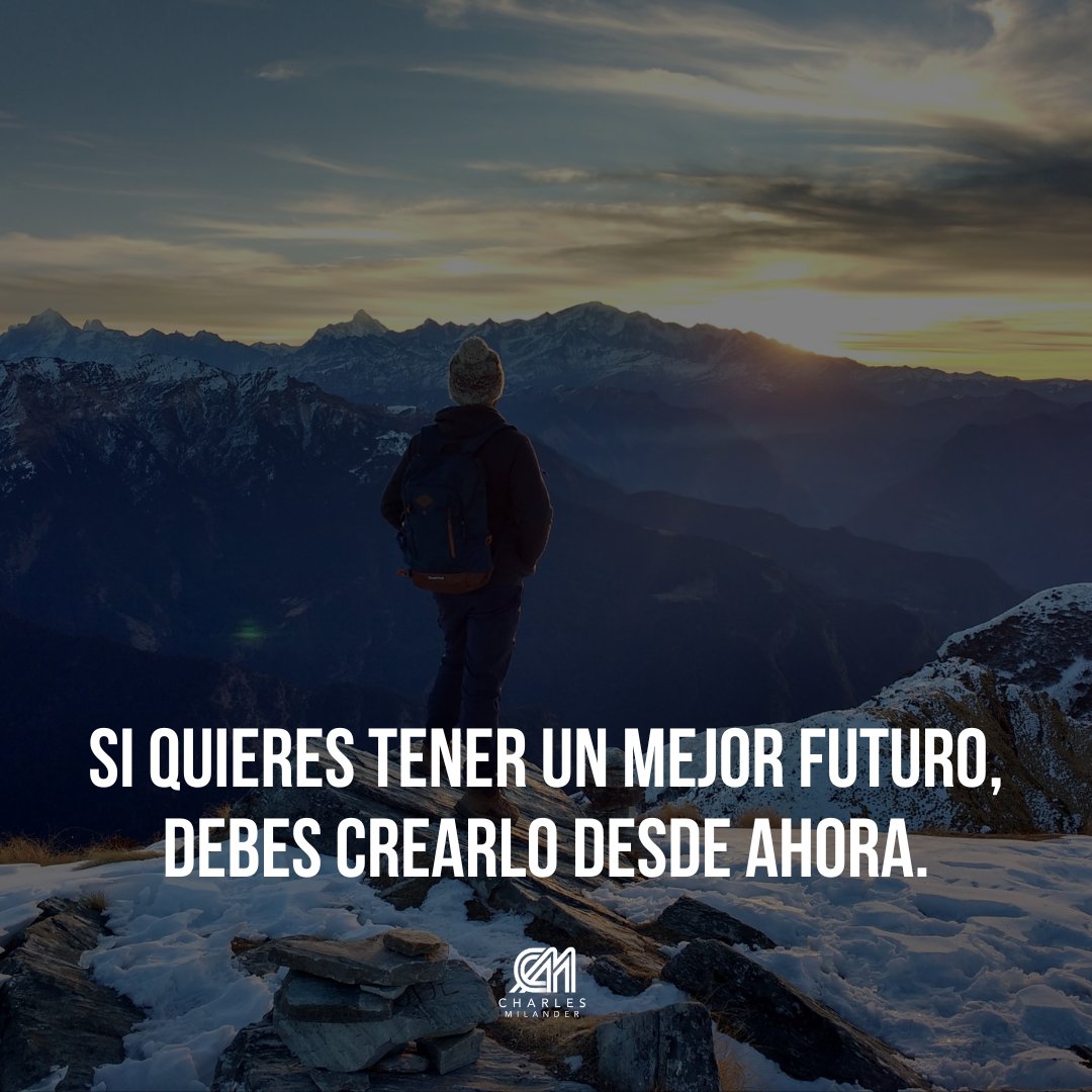 charlesmilander's tweet photo. ☀ Ten un futuro mejor, desarrollando una mentalidad de crecimiento. Deja de soñar con la vida que quieres. Empieza a vivirla. Haz un plan y hazlo realidad. Recuerda que con Dios todas las cosas son posibles. #CharlesMilander #NYC #planesdeDios #plandeDios #PropositodeDios https://t.co/2xjyAjNwhn