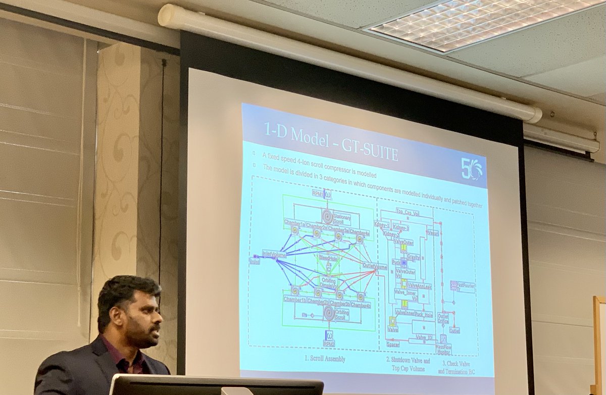 GTSUITE's tweet image. During the Purdue Herrick Conferences, we thank Srinivasan Ramalingam and his team at Emerson for using #GTSUITE in their presentation!

Learn more about our HVACR solutions: hubs.ly/Q01j3bSD0