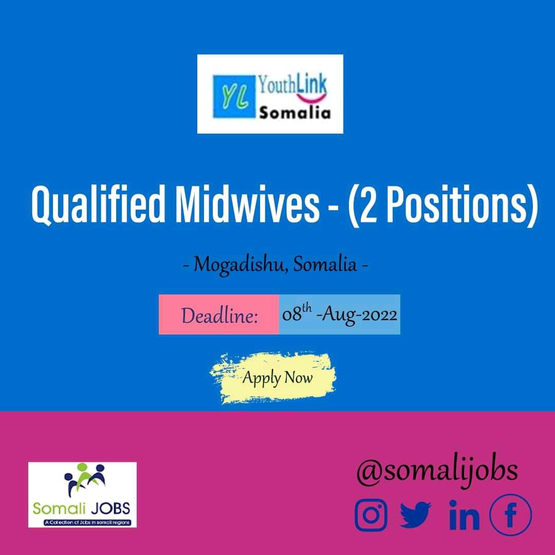Somali Jobs on Twitter "Youthlink is hiring 2 Positions 1. Qualified
