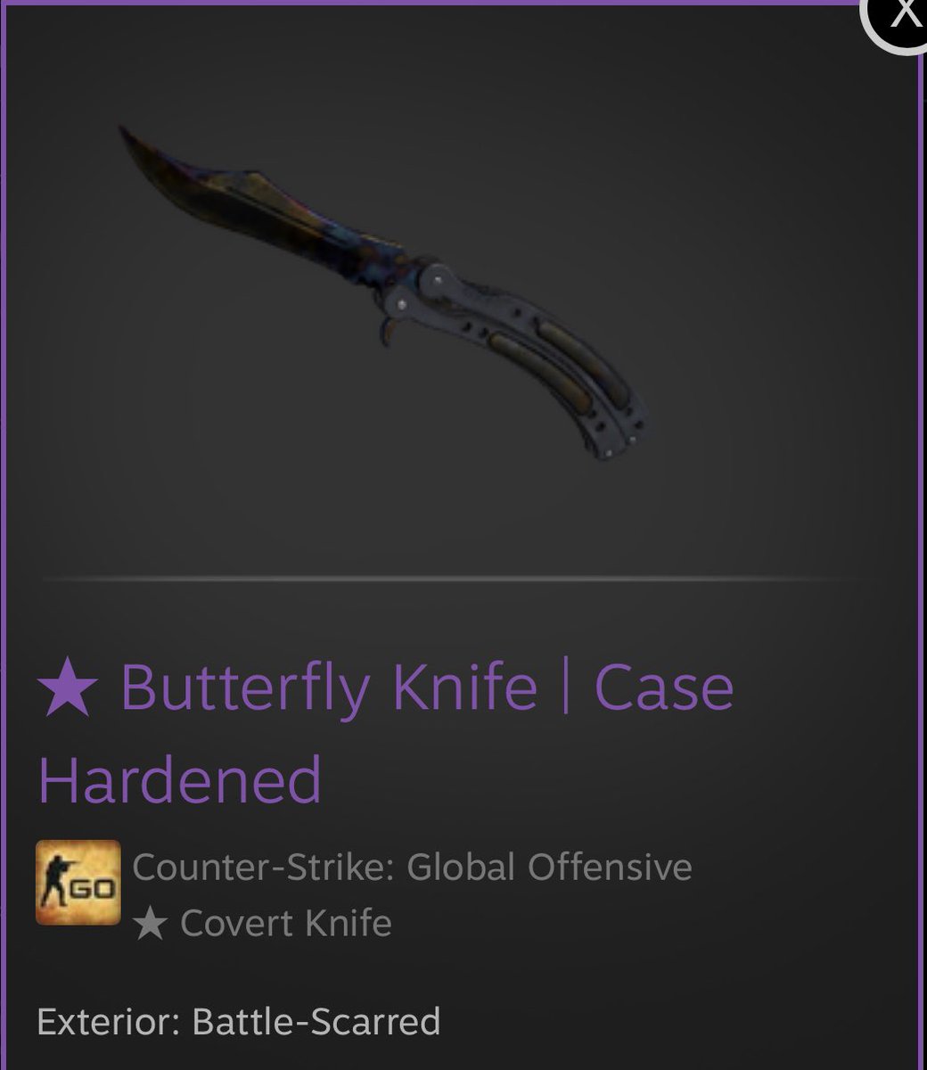 Carlinerai's tweet image. ⚡️⚡️Flash Knife GIVEAWAY⚡️⚡️

★ Butterfly Knife | Case Hardened (Battle-Scarred)

👉RT
👉Turn on notifications 🔔 (PROOF)
👉Follow me

⏰ Rolling in 1 hour